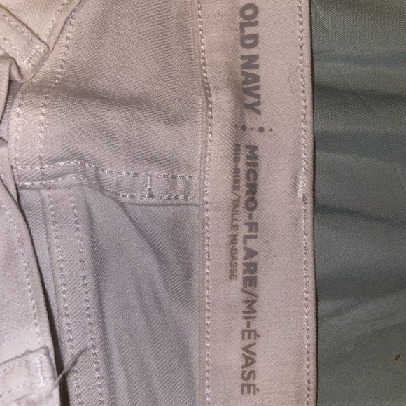 Old Navy White Bell Bottoms - Picture 3 of 4